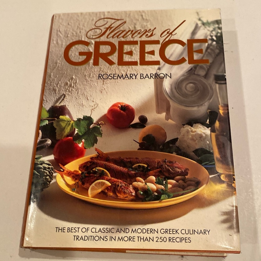 “Flavors of Greece,” Hardcover with Dust Jacket